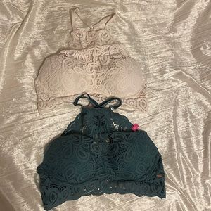 Two Victoria Secret Bralettes